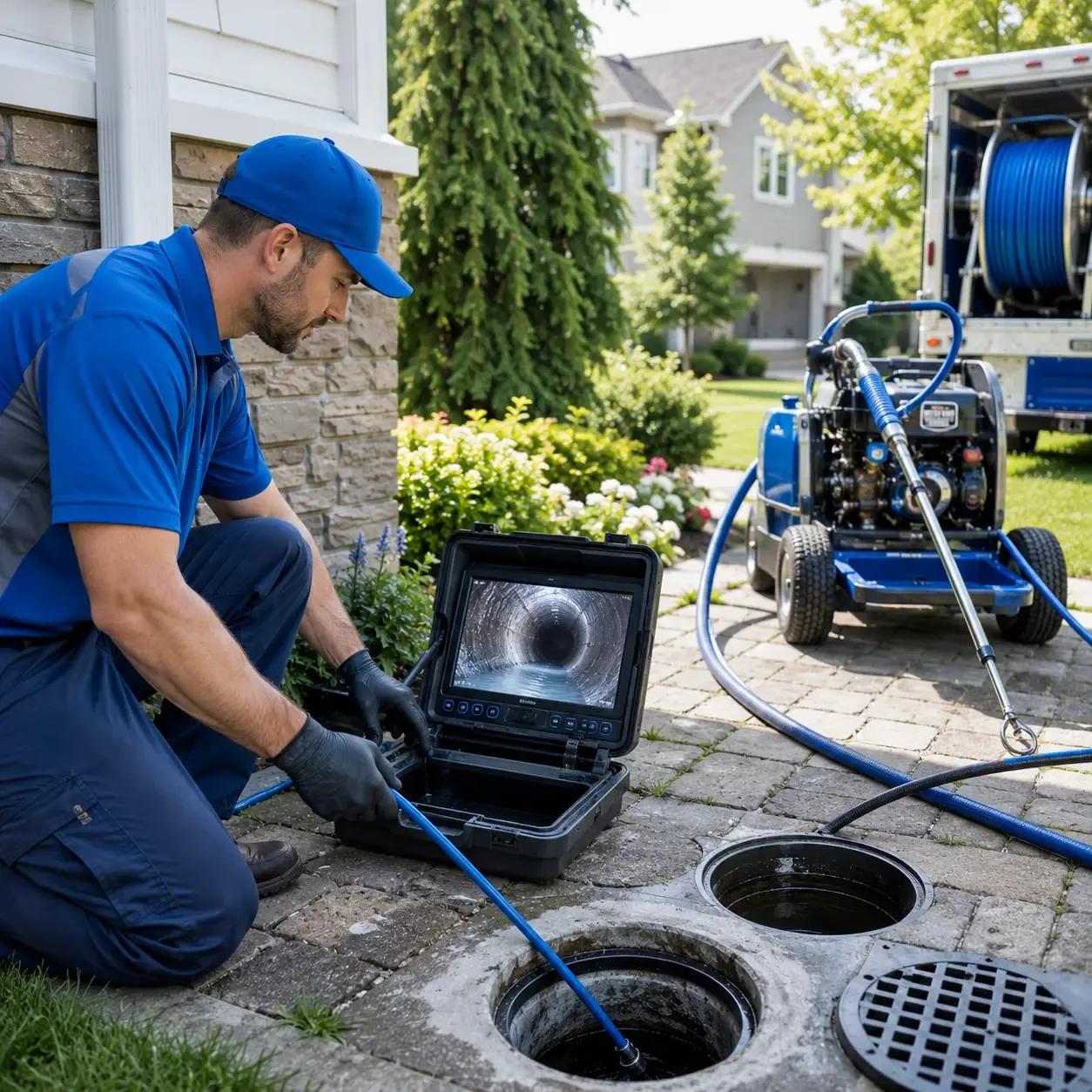 Outdoor drain cleaning professionals serving Columbia, MD