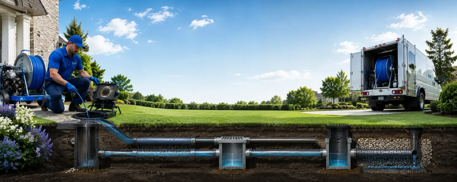 Outdoor drain cleaning information for Columbia, MD